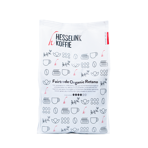 Koffiebonen Hesselink fairtrade retano 500 gram