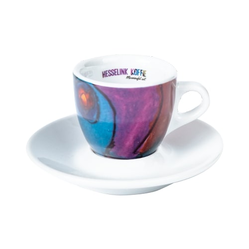 espresso kopjes kop en schotel Hesselink