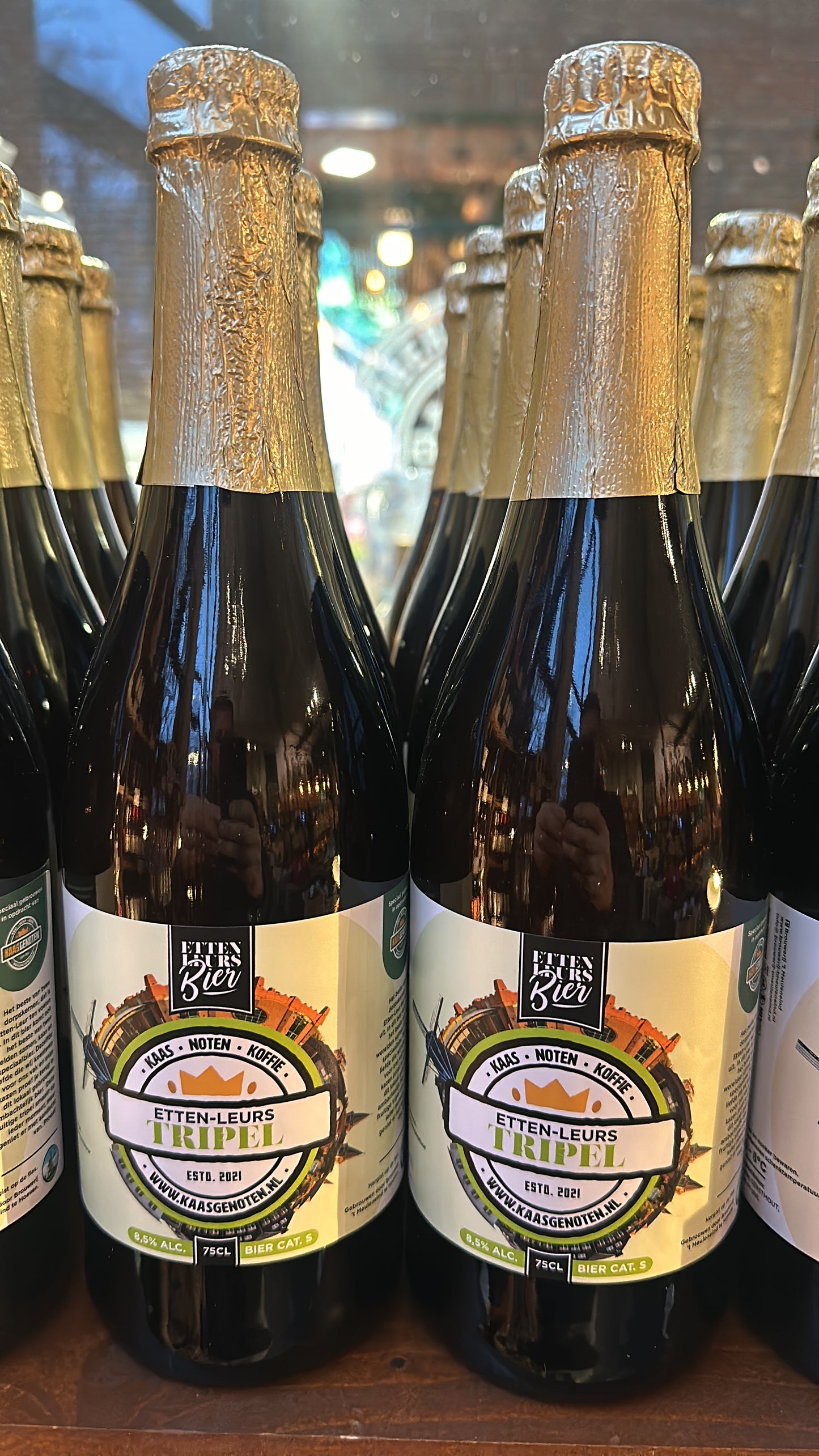 t' Meuleneind grote fles bier tripel