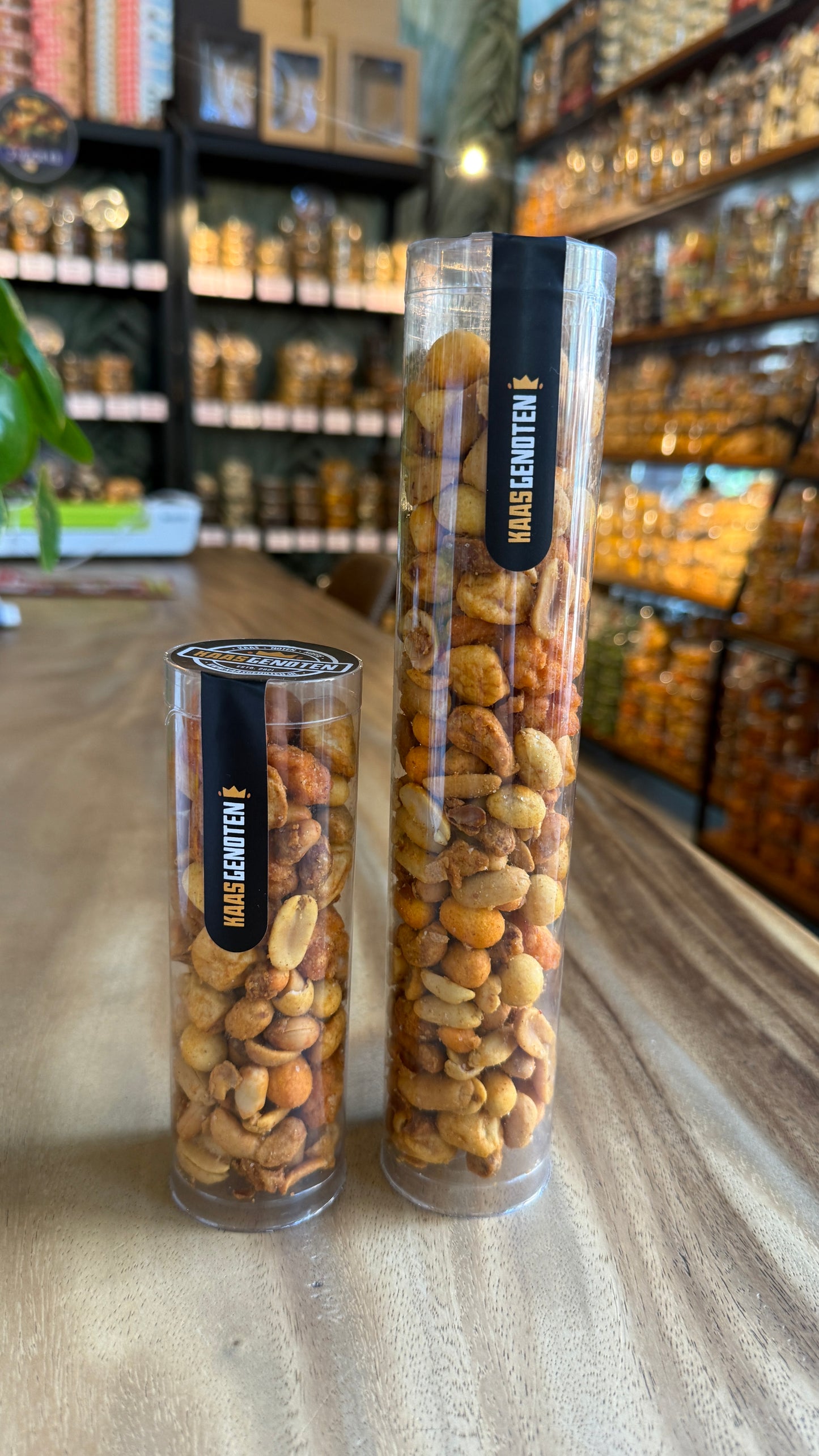 Koker oranje notenmix klein of groot