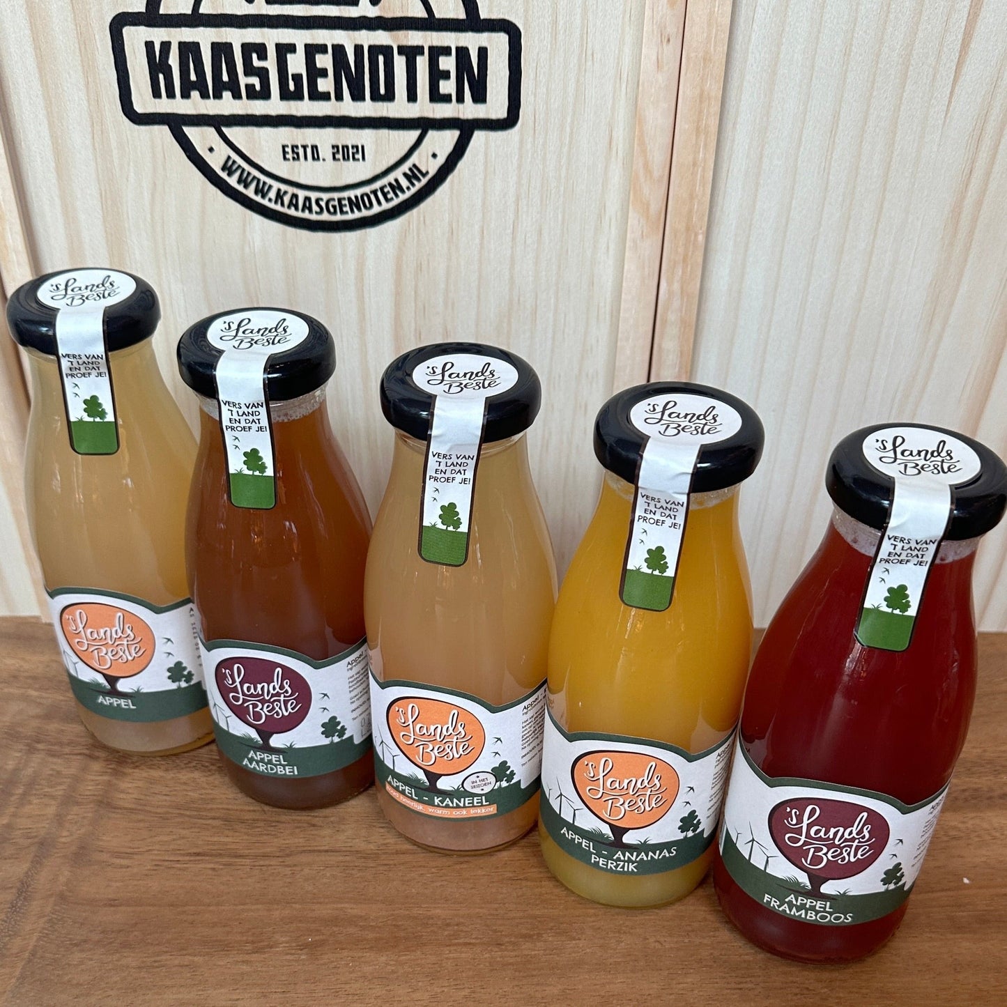 Cadeaupakket 5 sapjes Landsbeste
