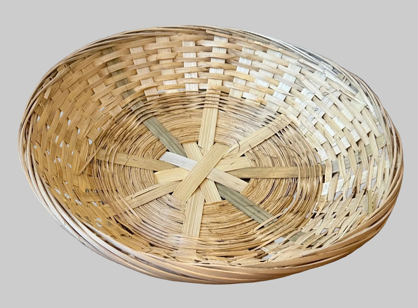 Bamboemand rond 25 x 8 cm