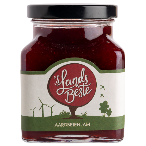 Landsbeste aardbeienjam 350gr
