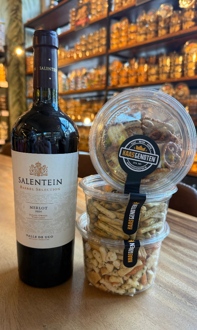 Cadeauverpakking Salentein Malbec met Nootjes