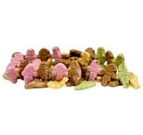 Snoep zoute rijen