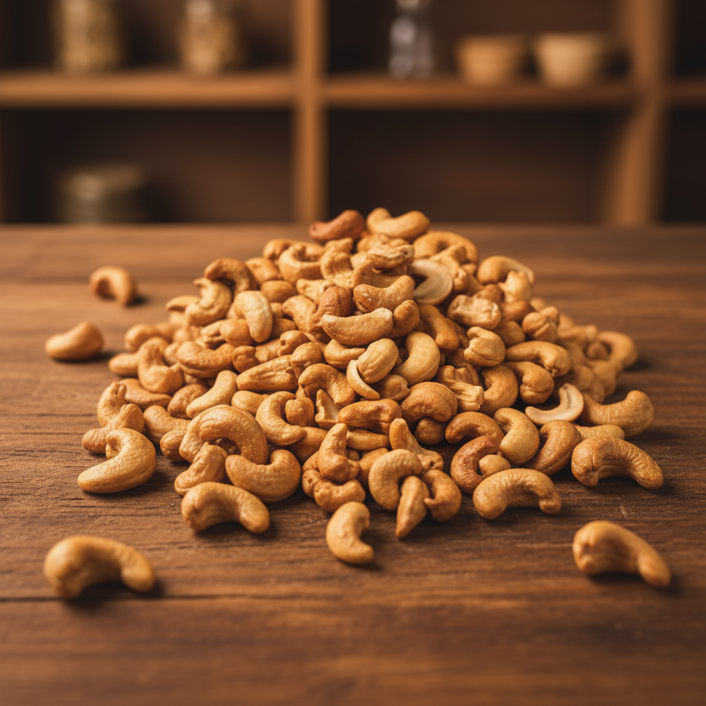 Cashewnoten gezouten