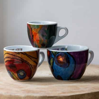 Cappuccinokopjes kop en schotel Hesselink