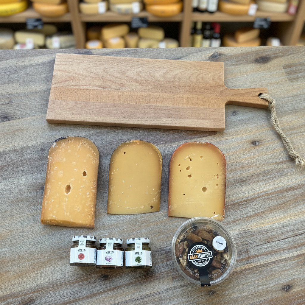 Tapasplank met Hollandse kaas en dip XXL