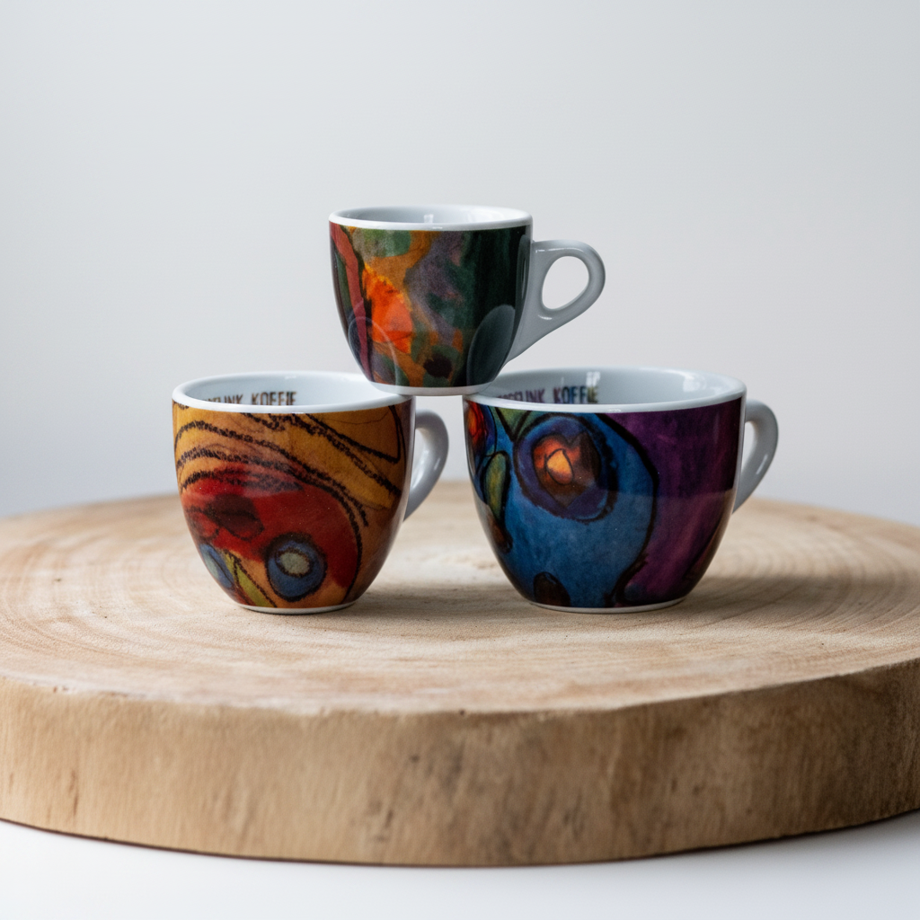 Cappuccino kop en schotel Hesselink