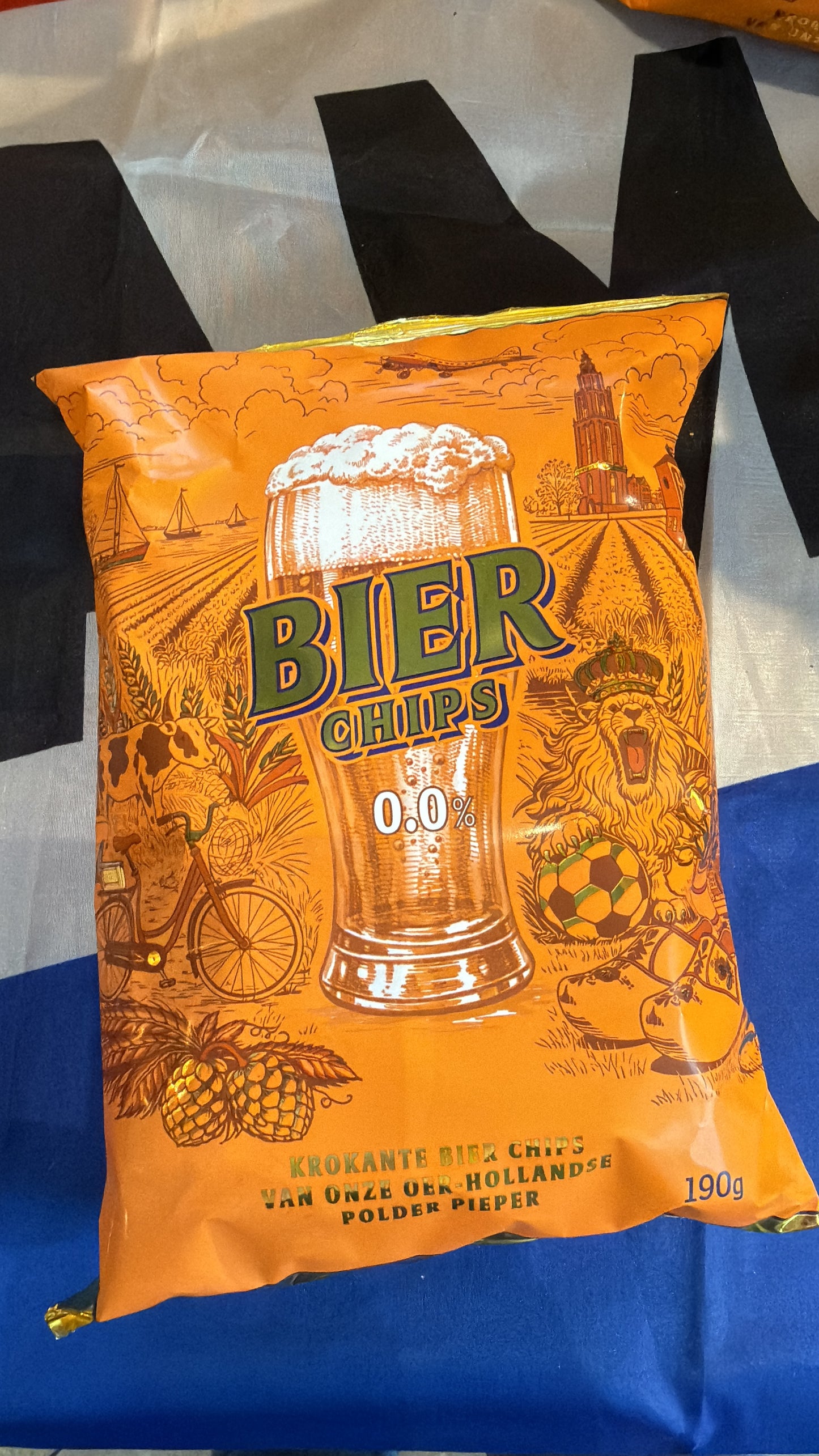 Oranje bier chips