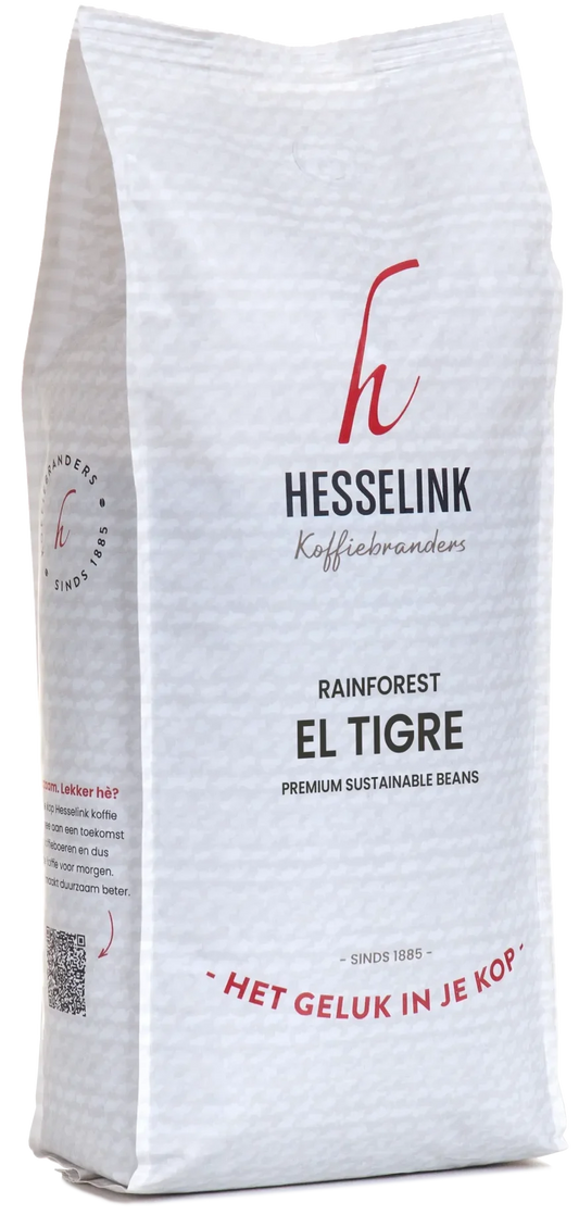 Koffiebonen Hesselink rainforest El tigre 1 kg