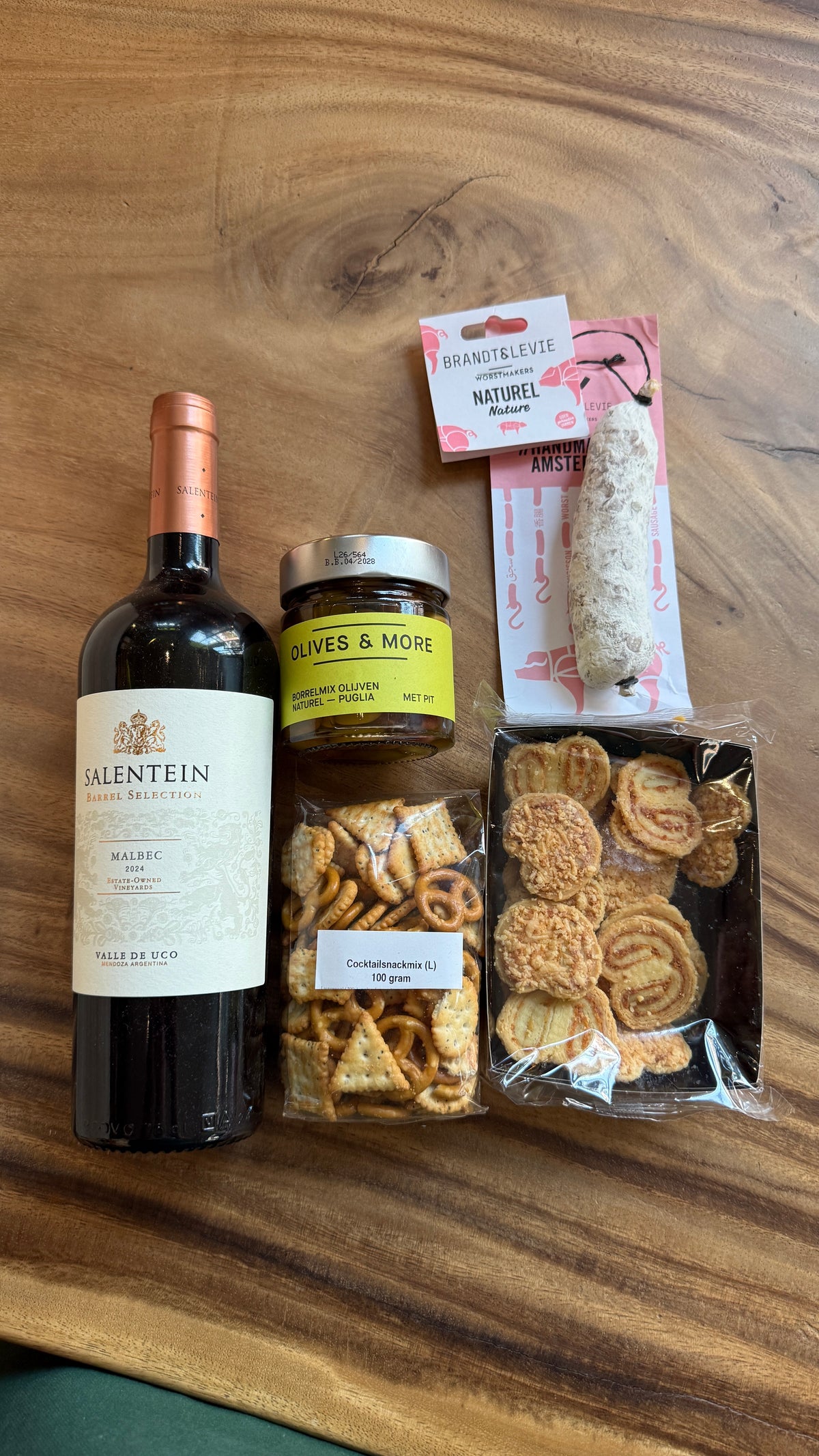 Wijnkist Salentein borrelbox malbec
