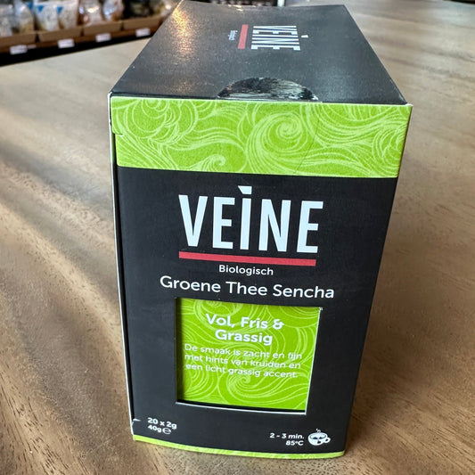 Veine thee zakjes — groene thee sencha