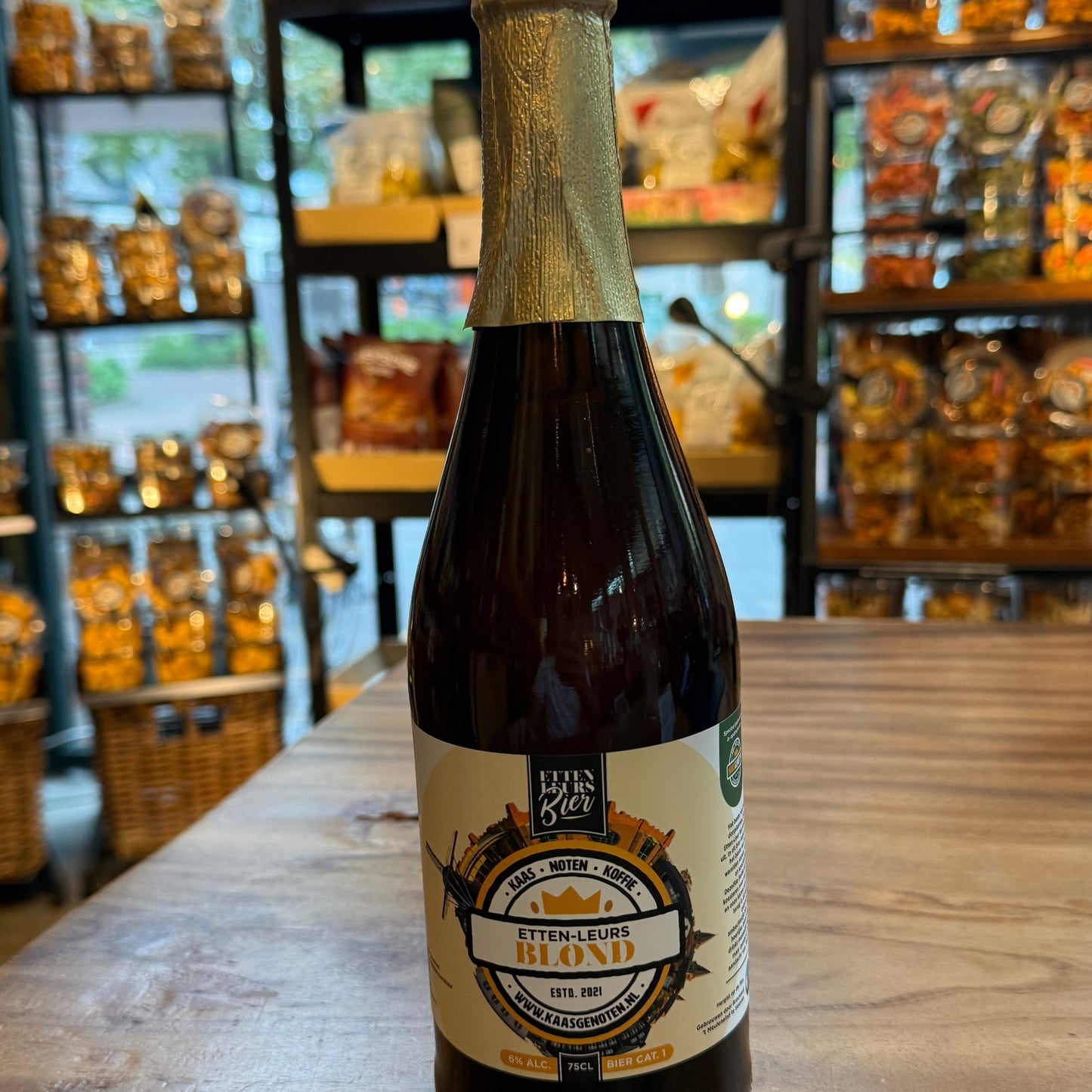 t' Meuleneind grote fles bier blond