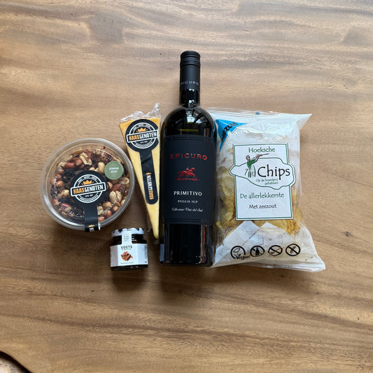 Kerstpakket in Stazak rode wijn