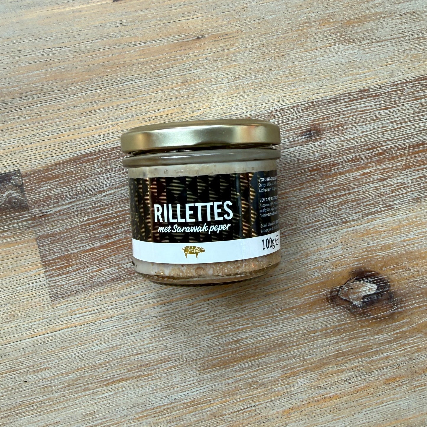 Brandt en Levie Rillettes met sarawak peper