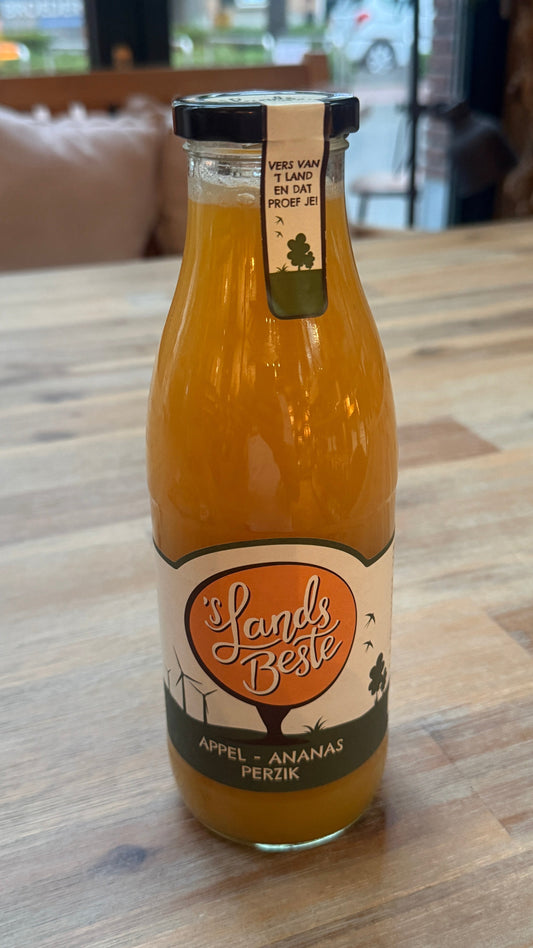 s Landsbeste appel ananas perzik sap