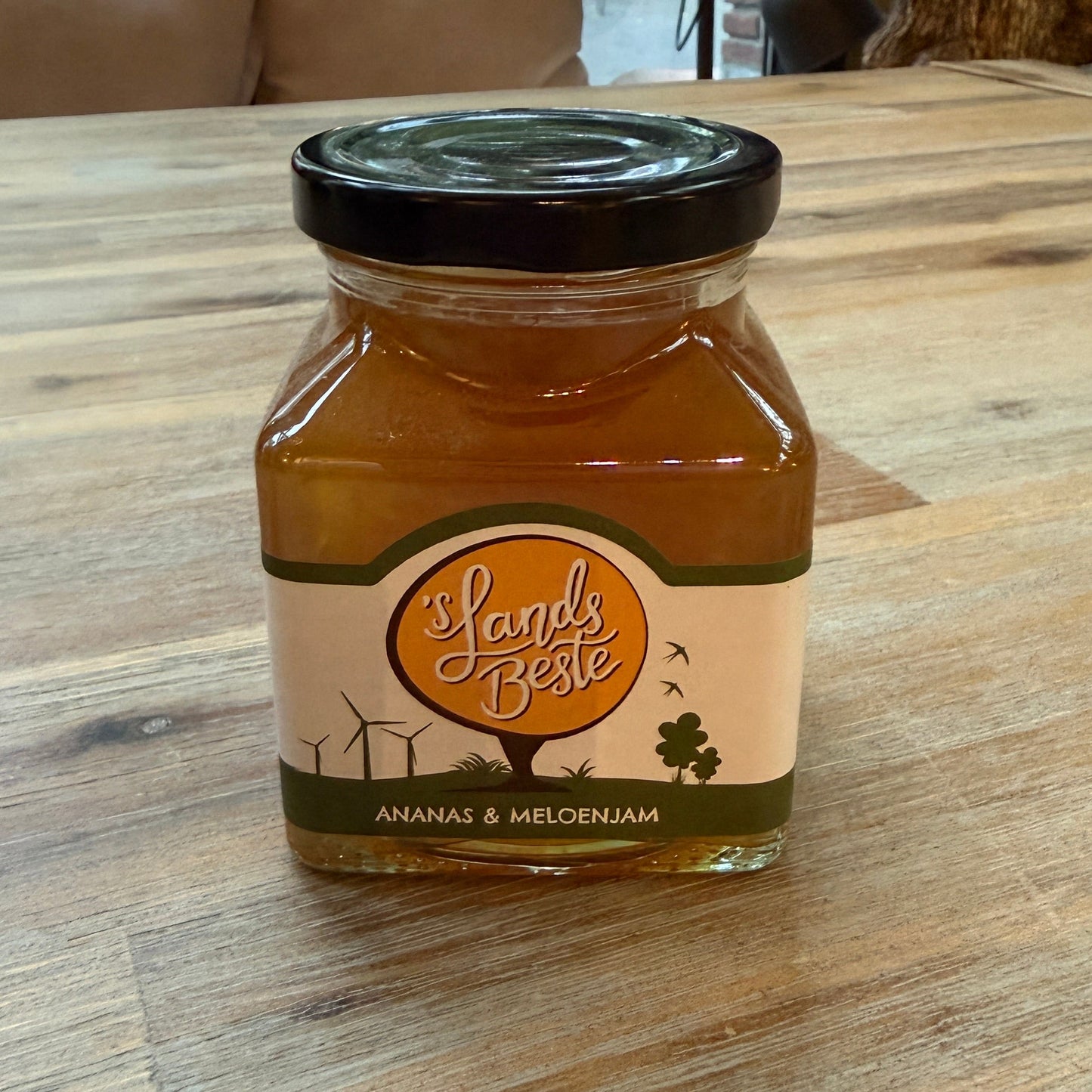 's Landsbeste Ananas & Meloenjam 350 gr