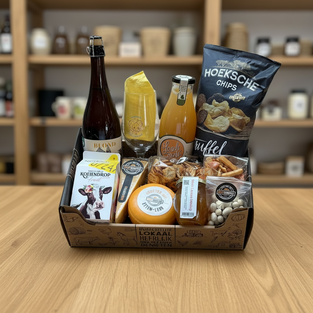 Cadeaupakket Borrelen — Luxe Borrelbox met Hollandse Kaas