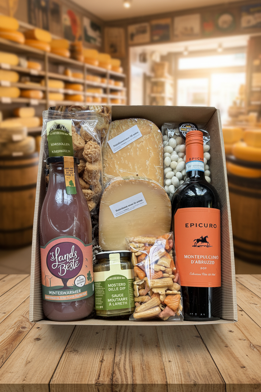 Cadeaupakket Rotterdamse — Hollandse producten