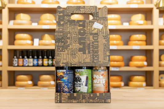 Cadeauverpakking Bier 't Meuleneind | 2x Bier + Pinda's