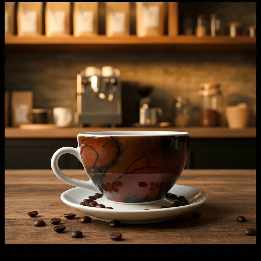 Cappuccino XXL Kop en Schotel Hesselink