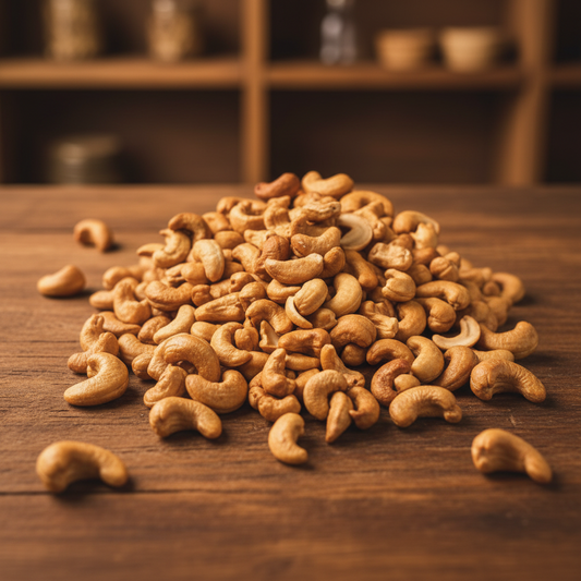 Cashewnoten gezouten
