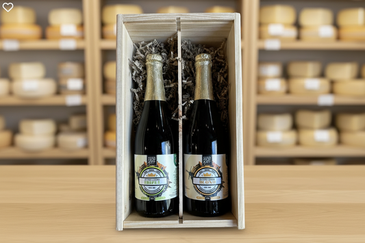 Wijnkist met twee soorten bier 'T Meuleneind