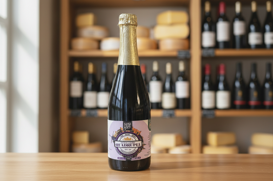 t' Meuleneind grote fles bier quadruppel