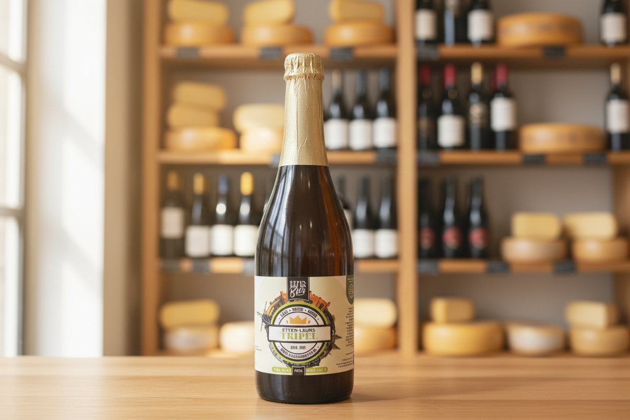 t' Meuleneind grote fles bier tripel