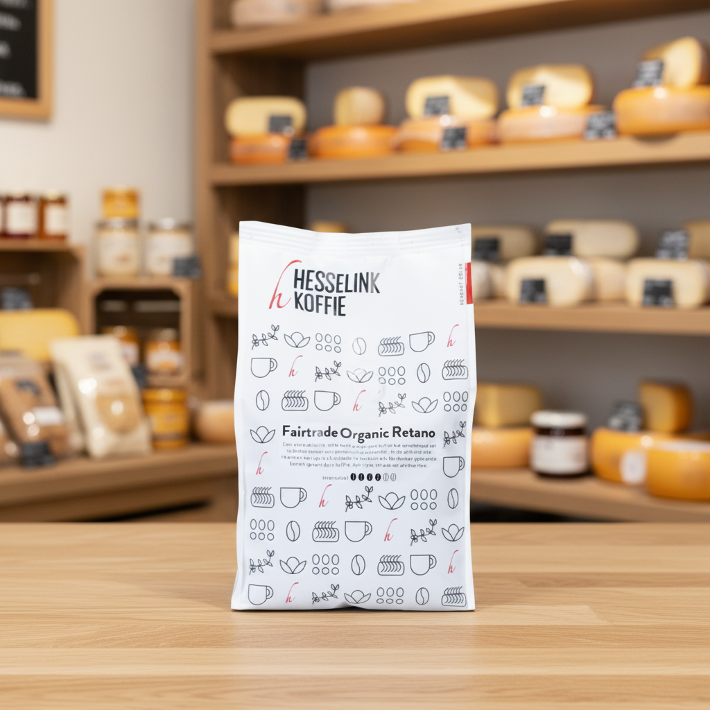 Koffiebonen Hesselink fairtrade retano 500 gram