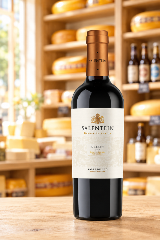 Fles Salentein Barrel Selection Malbec 2025 van 37,5 cl uit Valle de Uco, Argentinië