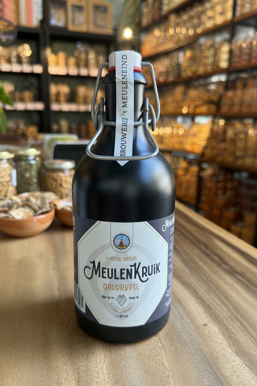 't Meuleneind Kruik Quadruppel 50 cl — Donker ambachtelijk quadruppel bier van Brouwerij 't Meuleneind