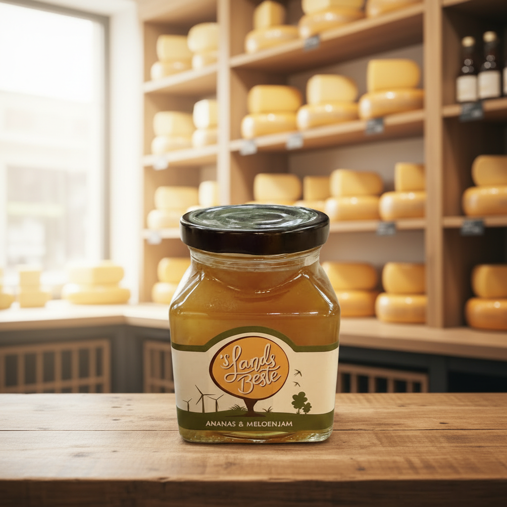 's Landsbeste Ananas & Meloenjam 350 gr