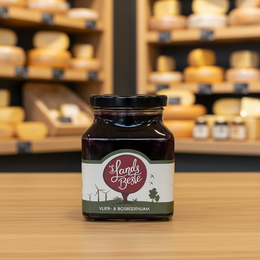 s Landsbeste vlier en bosbessenjam 350gr
